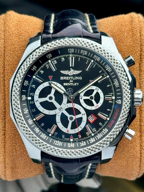 breitling barnato green band black dial|Breitling Bentley Barnato Racing Chronograph .